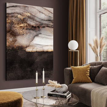 Canvastavla - Golden Fusion No2 (70x100)