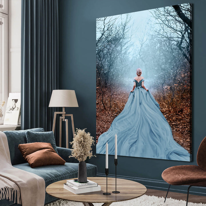 Canvastavla - Elsa in forest