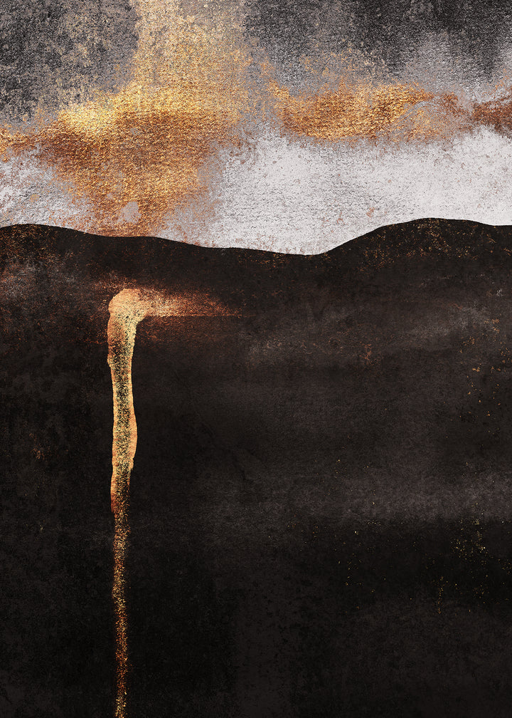 Canvastavla - Golden Fusion No3