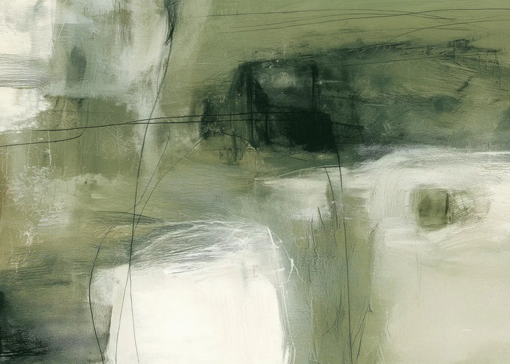 Ljuddämpande tavla - Sage Abstraction