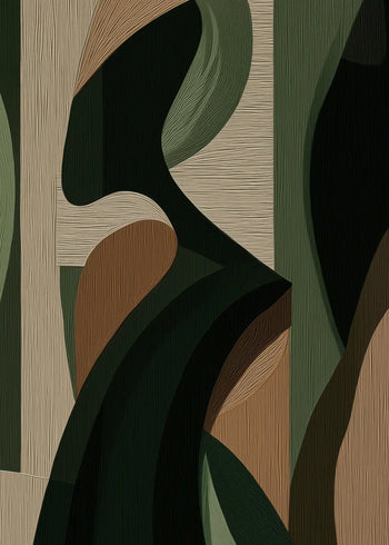 Ljuddämpande tavla - Striped Muse