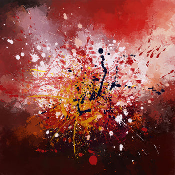 Abstrakt Tavla - Åre (50x50)