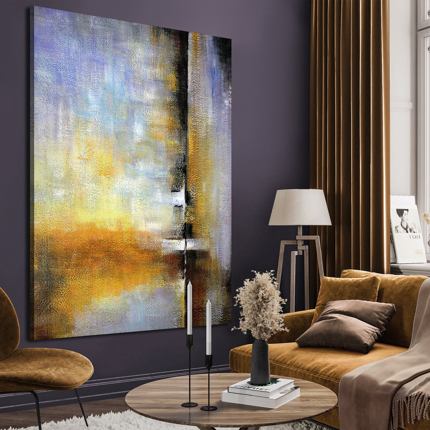 Abstrakt Oljemålning - Longing (50x70)