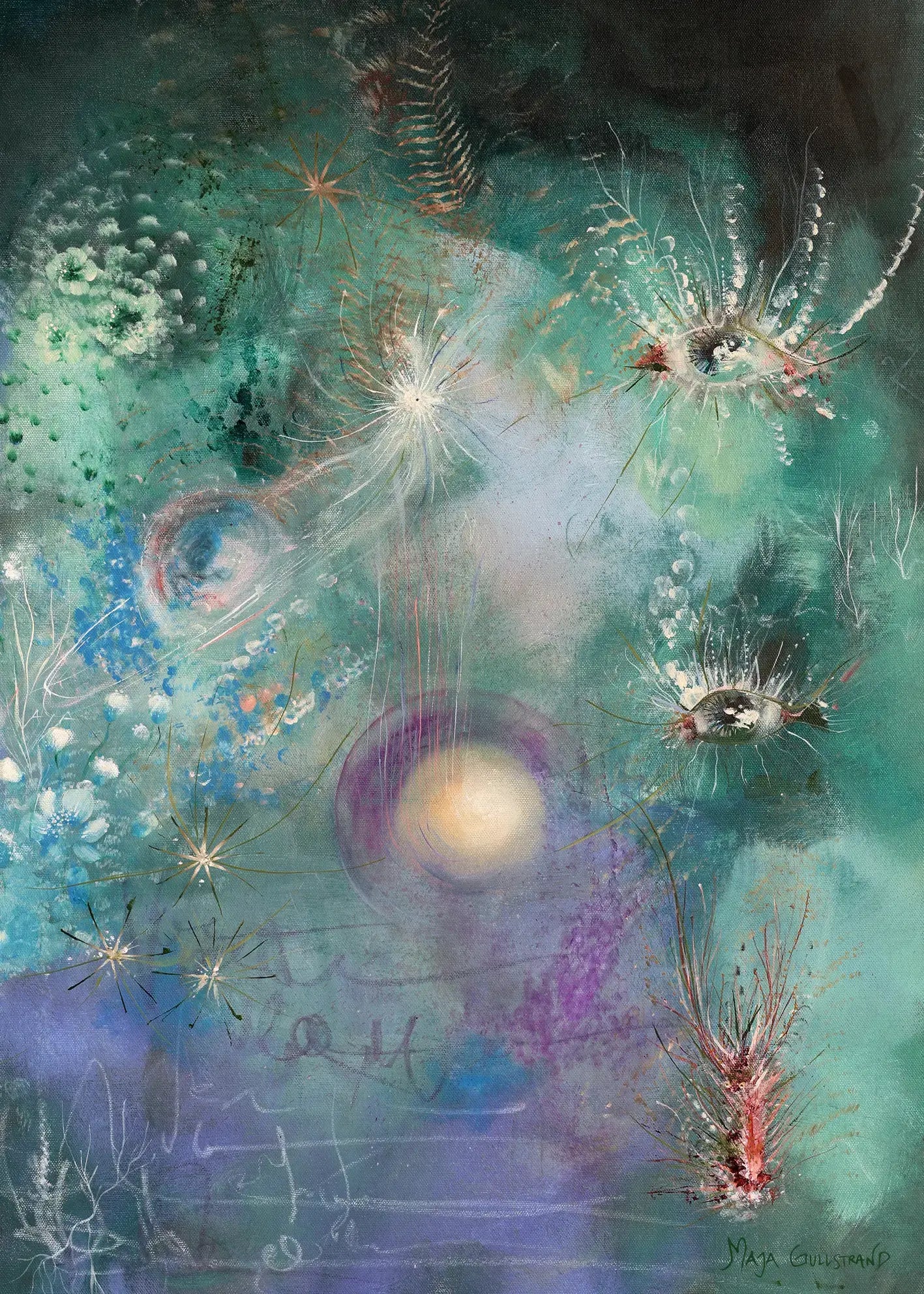 Canvastavla - Cosmic Ocean