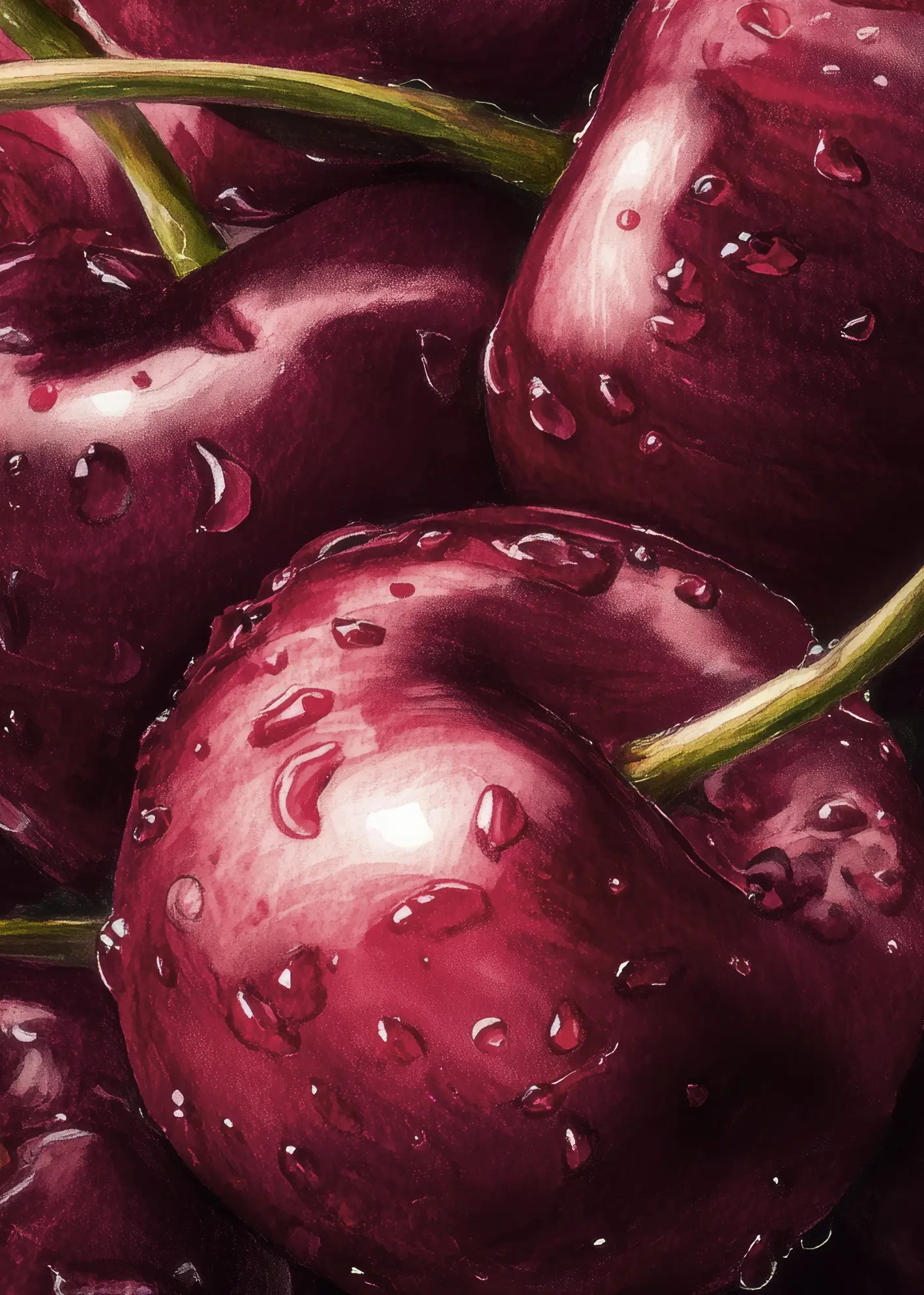 Ljuddämpande tavla  - Velvet Red