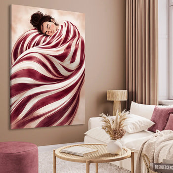 Ljuddämpande tavla - Wrapped in Red