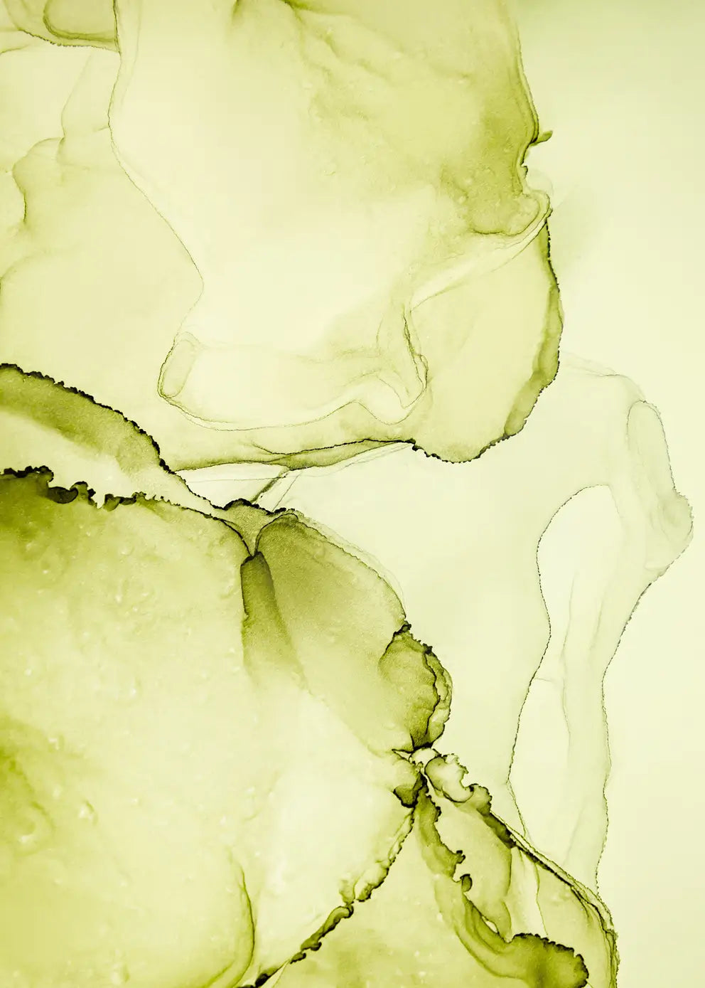 Ljuddämpande tavla - Green Drift