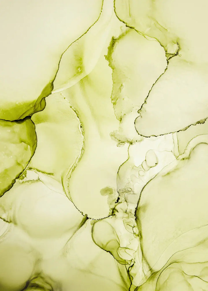 Ljuddämpande tavla - Green Veins