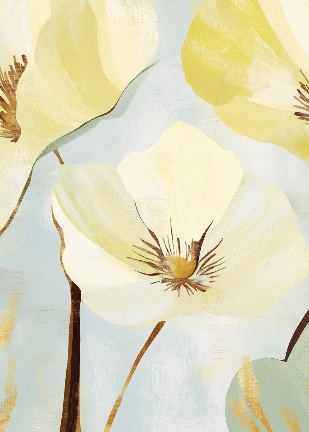 Ljuddämpande tavla - Irises
