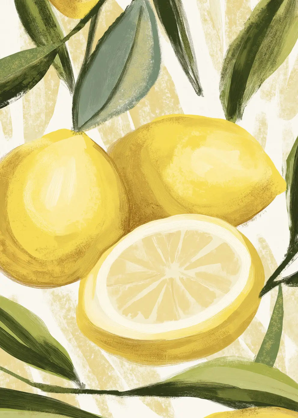 Ljuddämpande tavla - Lemon Branch