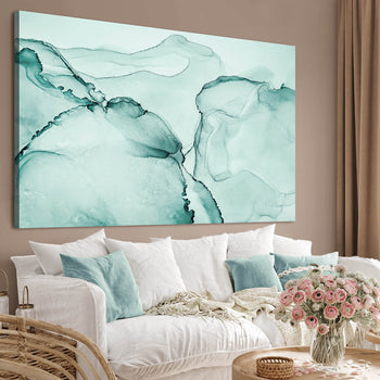 Canvastavla - Turquoise Marble
