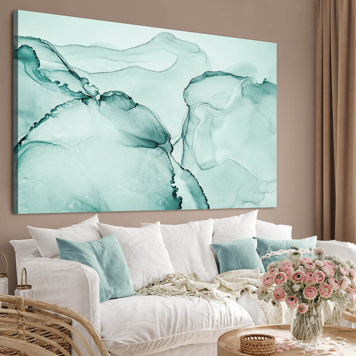 Canvastavla - Turquoise Marble
