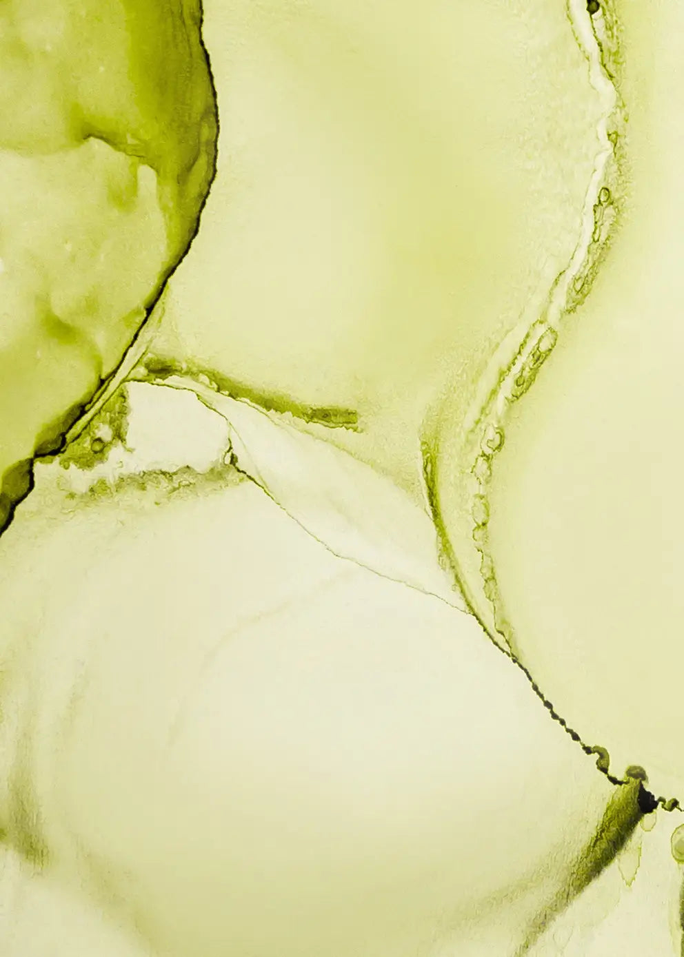Canvastavla - Green Veins
