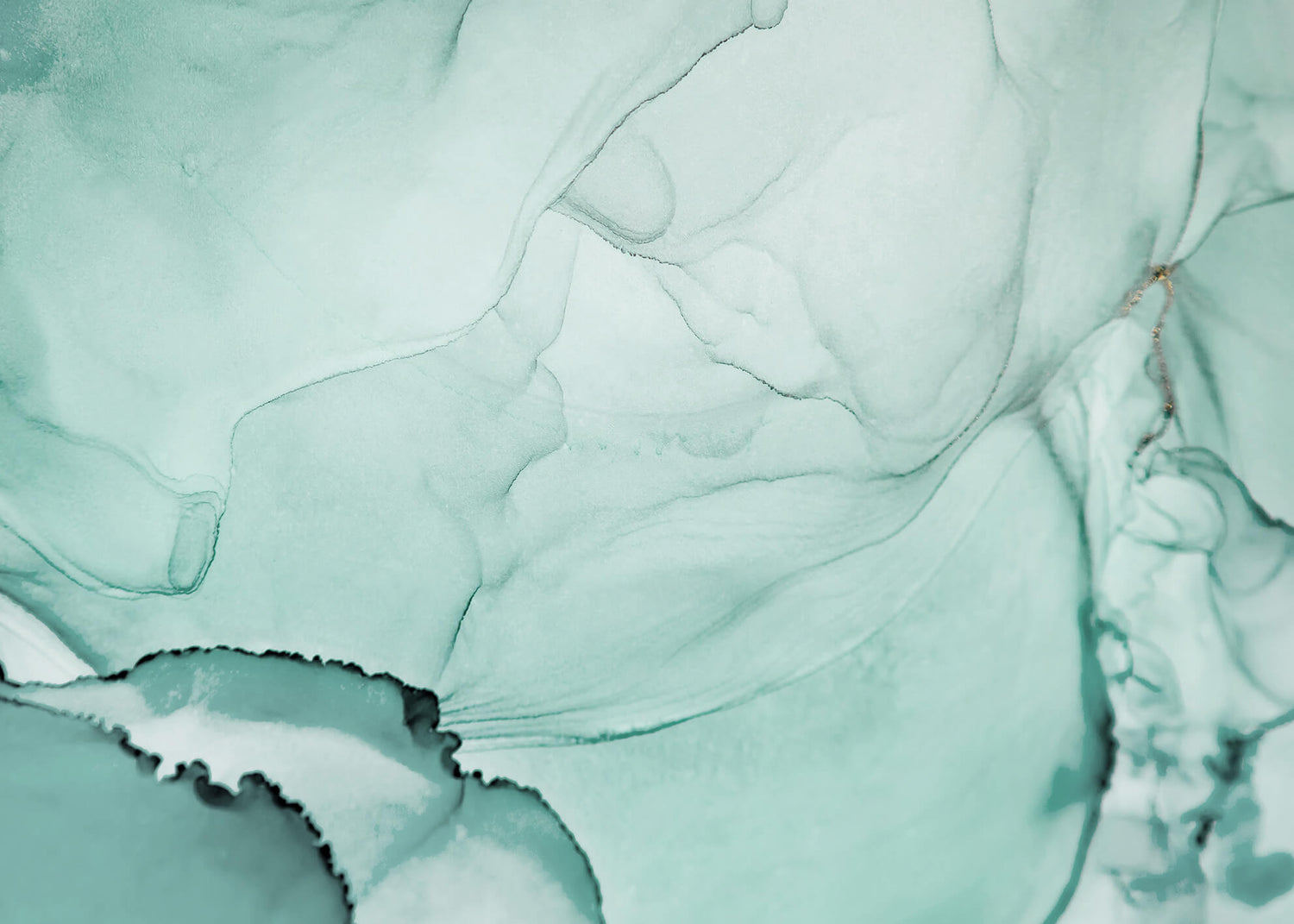 Canvastavla - Mint marble