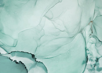 Ljuddämpande tavla - Mint marble