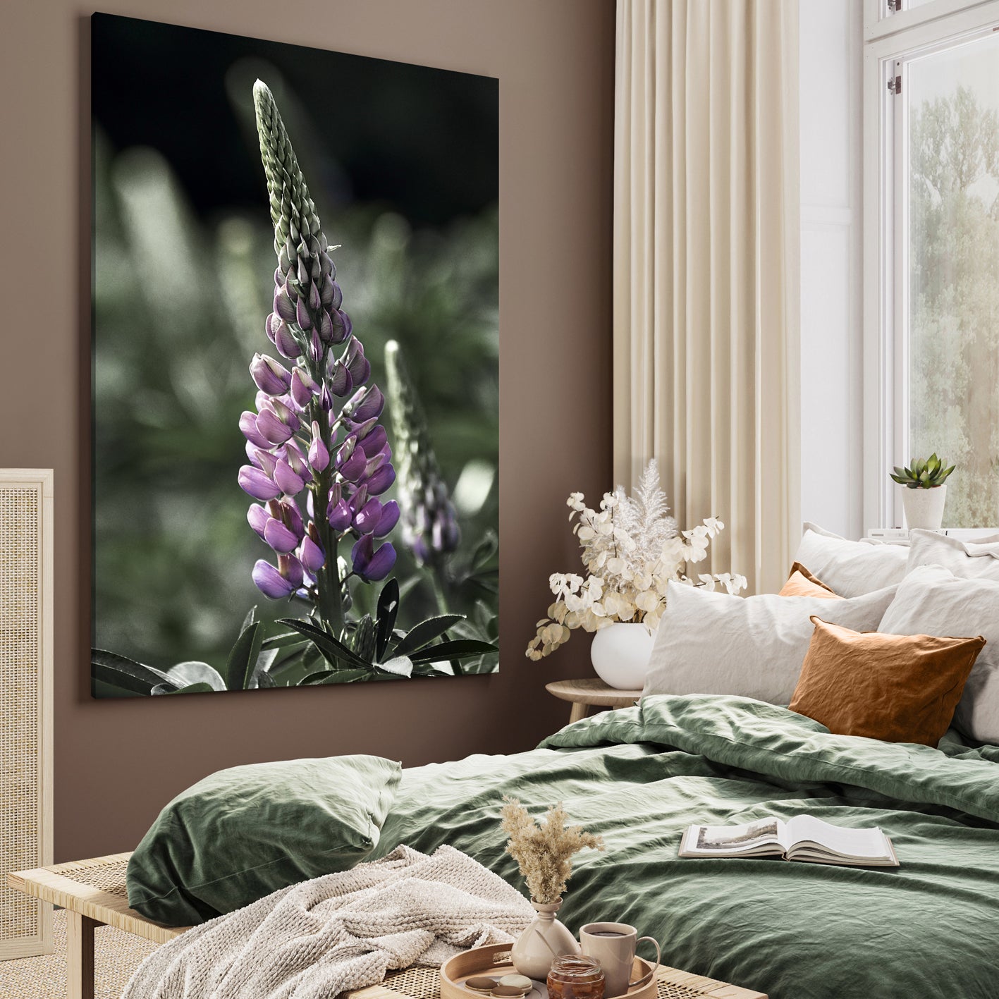 Canvastavla - Lupine