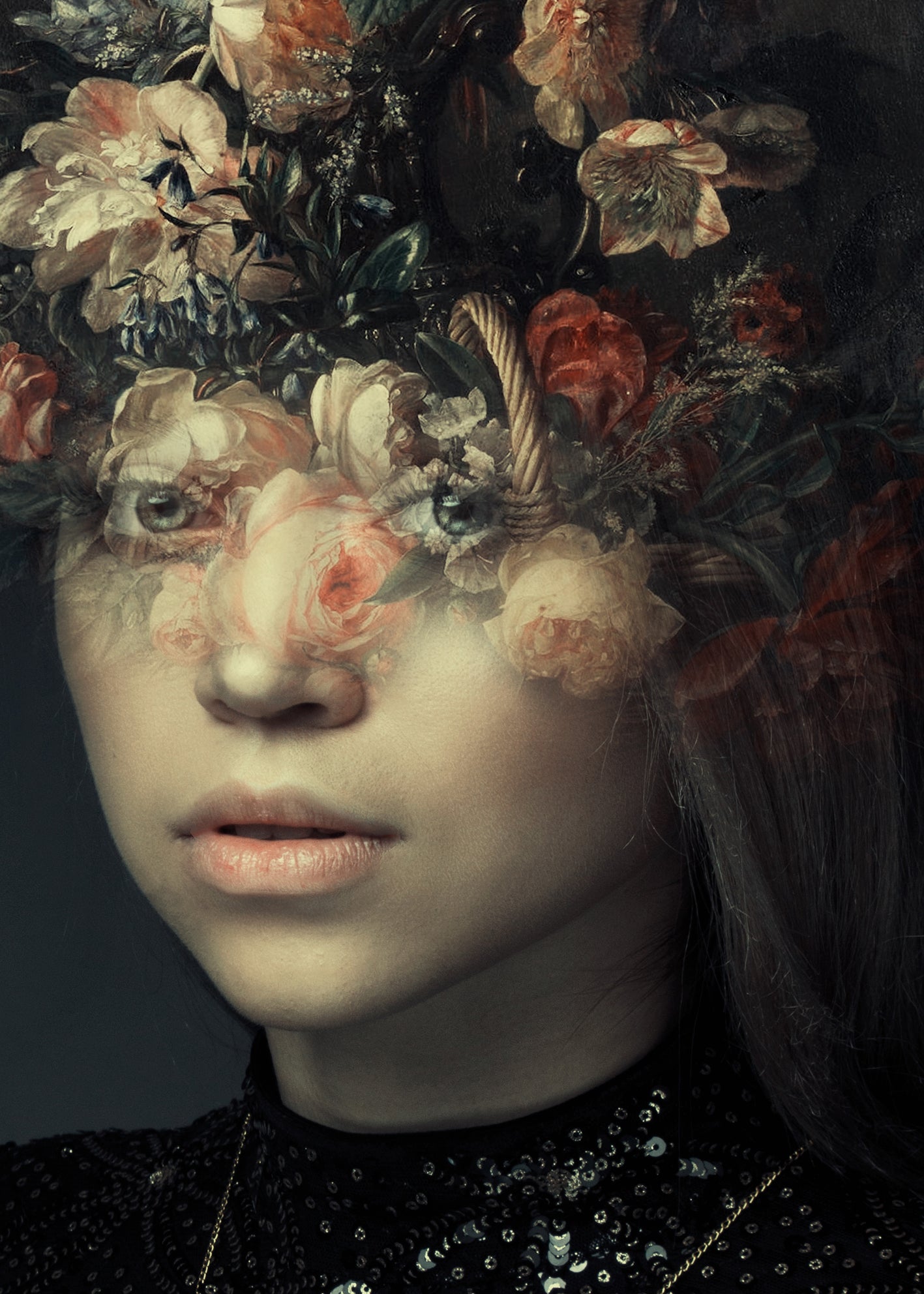 Canvastavla - Floral Gaze