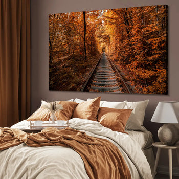 Canvastavla - Tunnel of Autumn