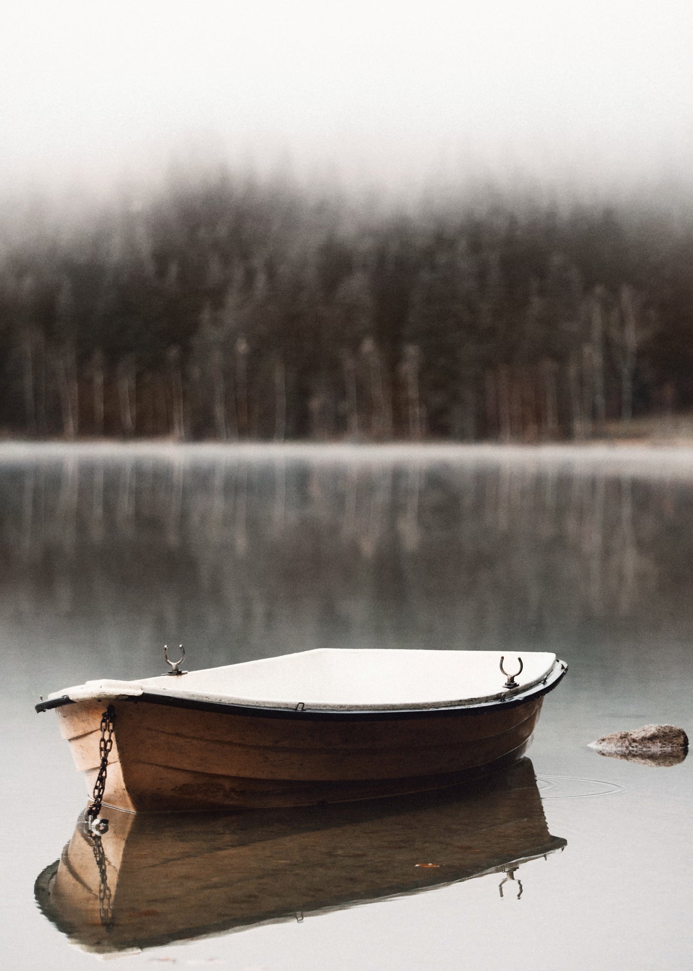 Canvastavla - Calm Lake