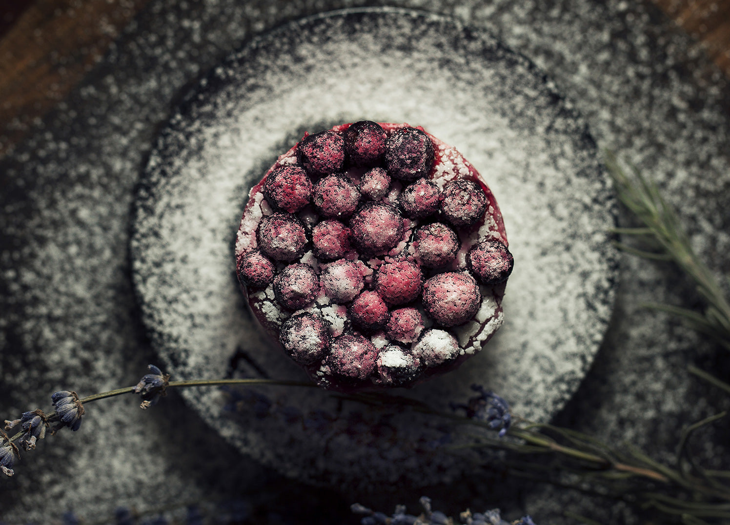Canvastavla - Berry Cake