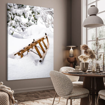 Canvastavla - Wooden Winter Charm