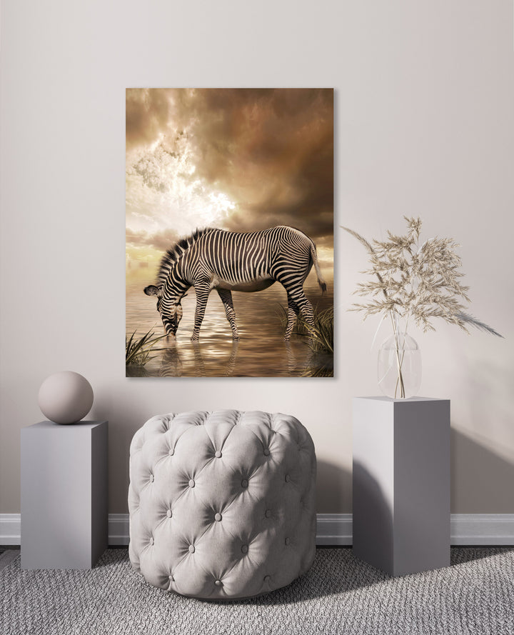 Canvastavla - Zebra tavla