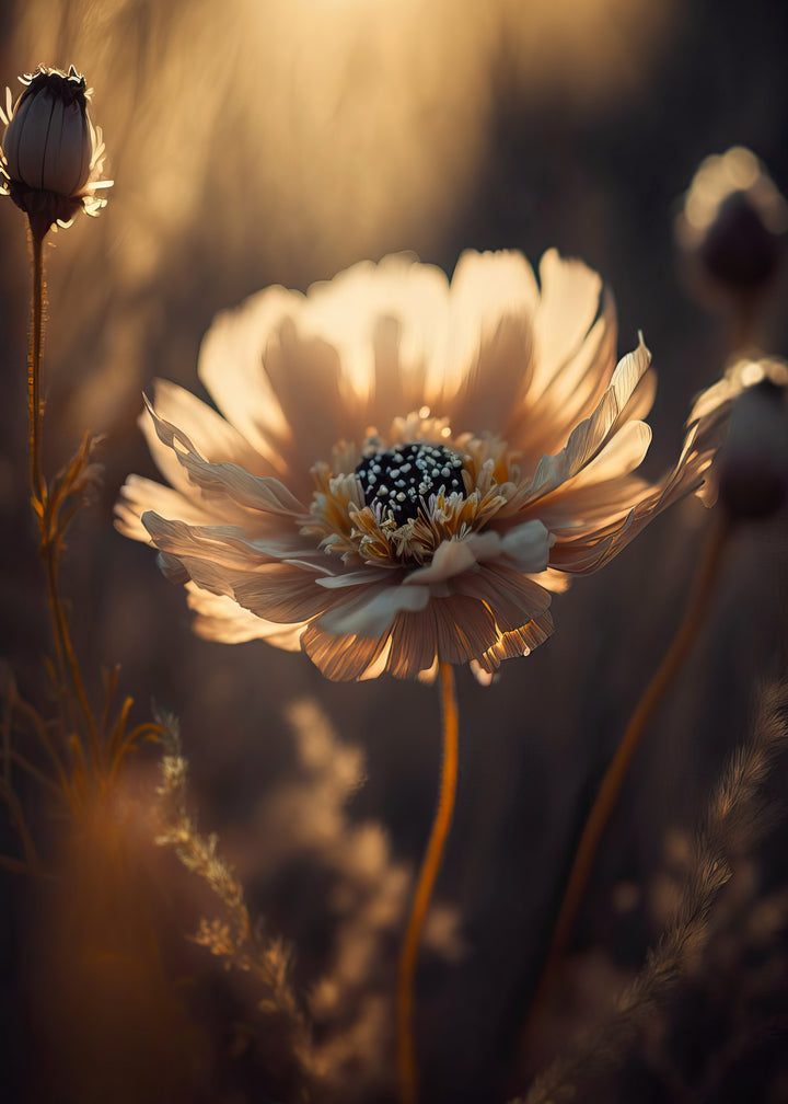 Canvastavla - Central Flower