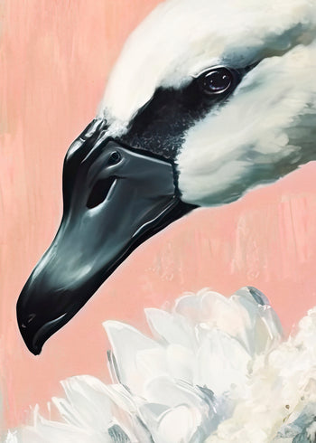 Canvastavla - Swan Elegance
