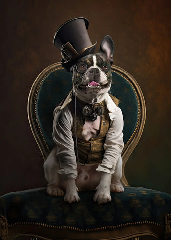 Canvastavla - Baron von Bark