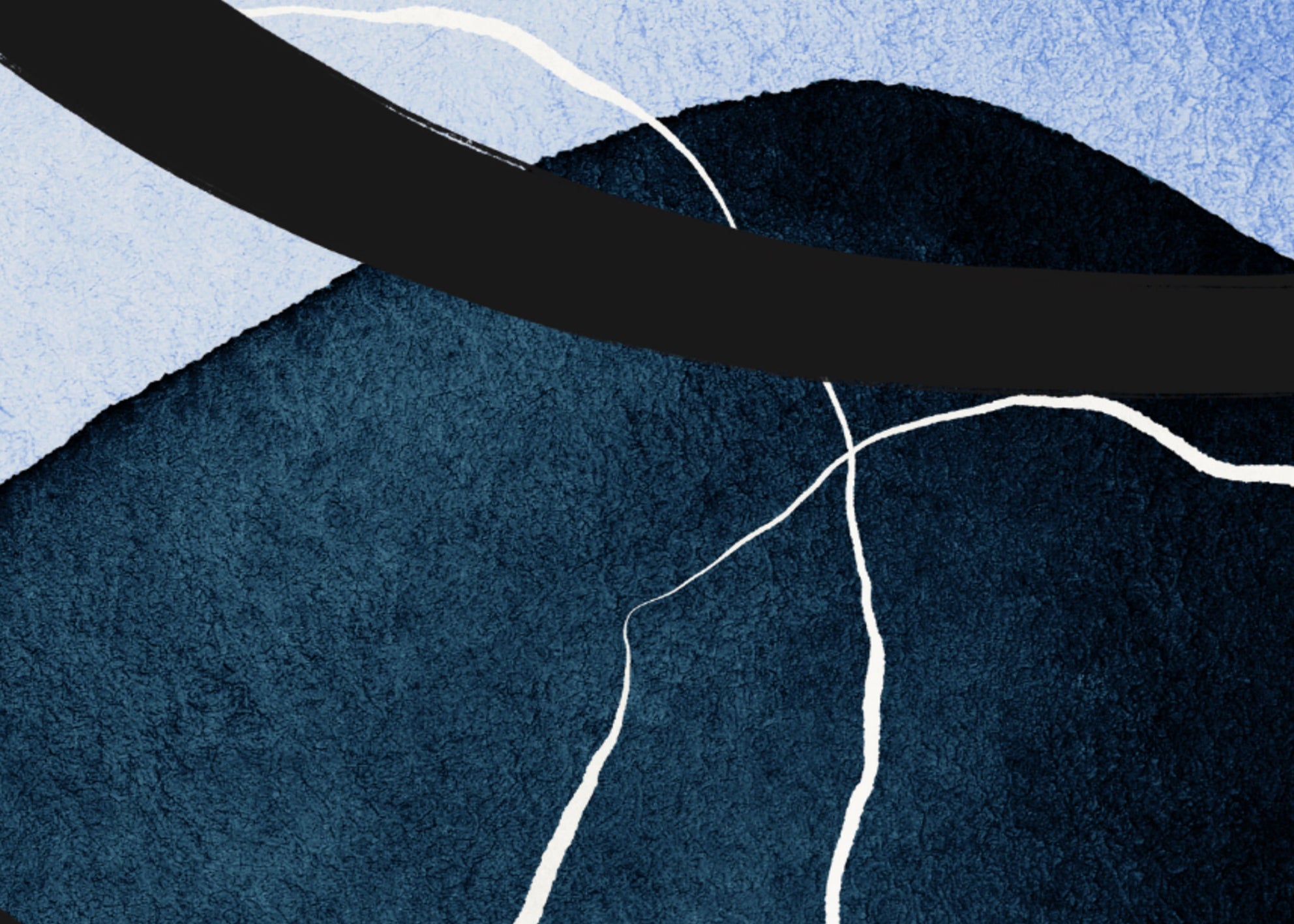 Canvastavla - Abstract Aquatic No3
