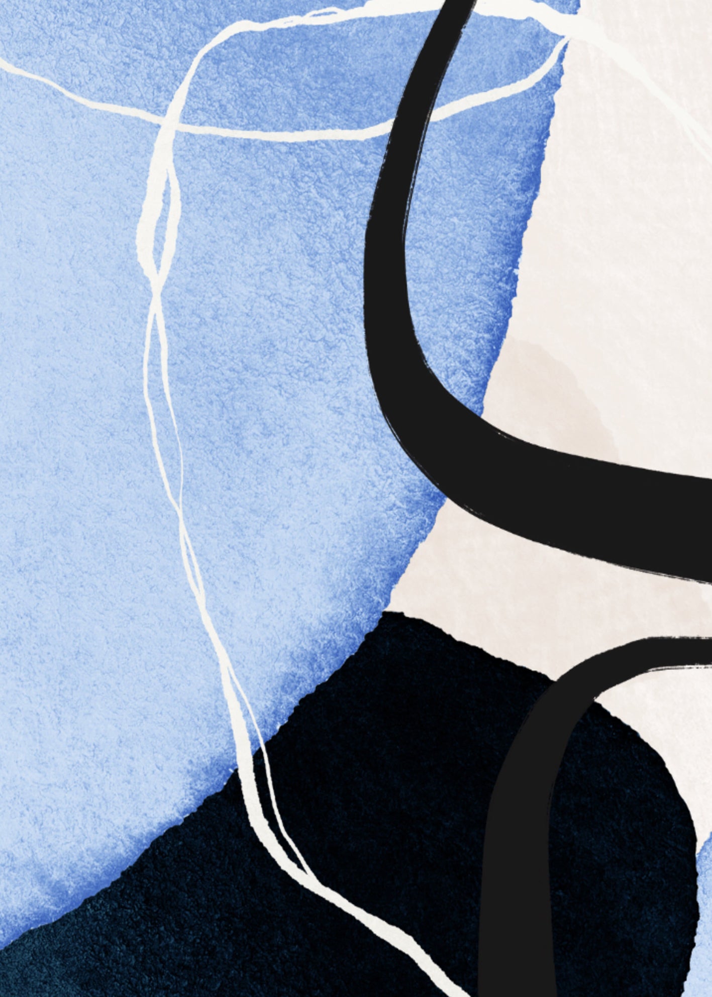 Canvastavla - Abstract Aquatic No2