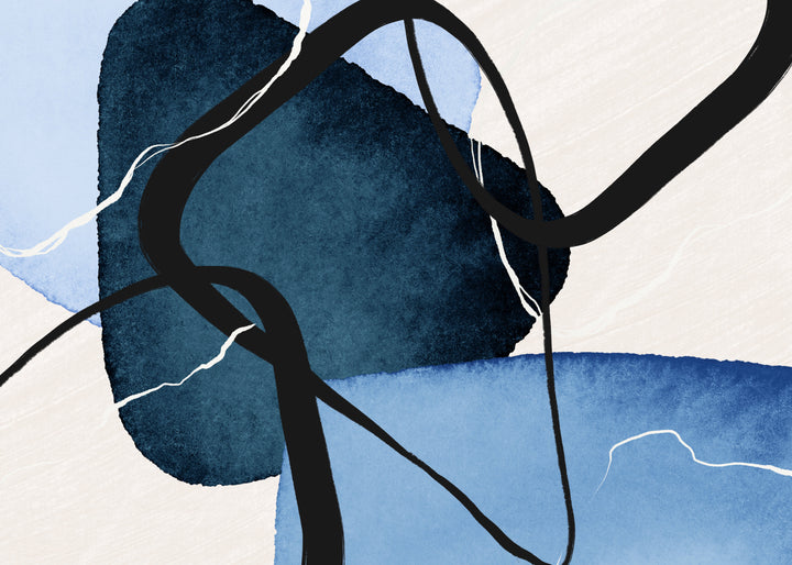 Canvastavla - Abstract Aquatic No1