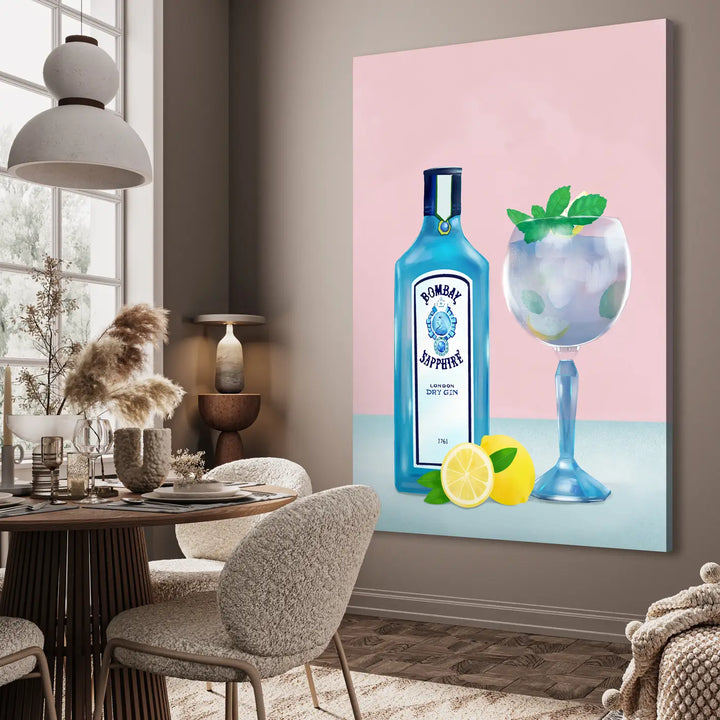 Canvastavla - Gin Elegance