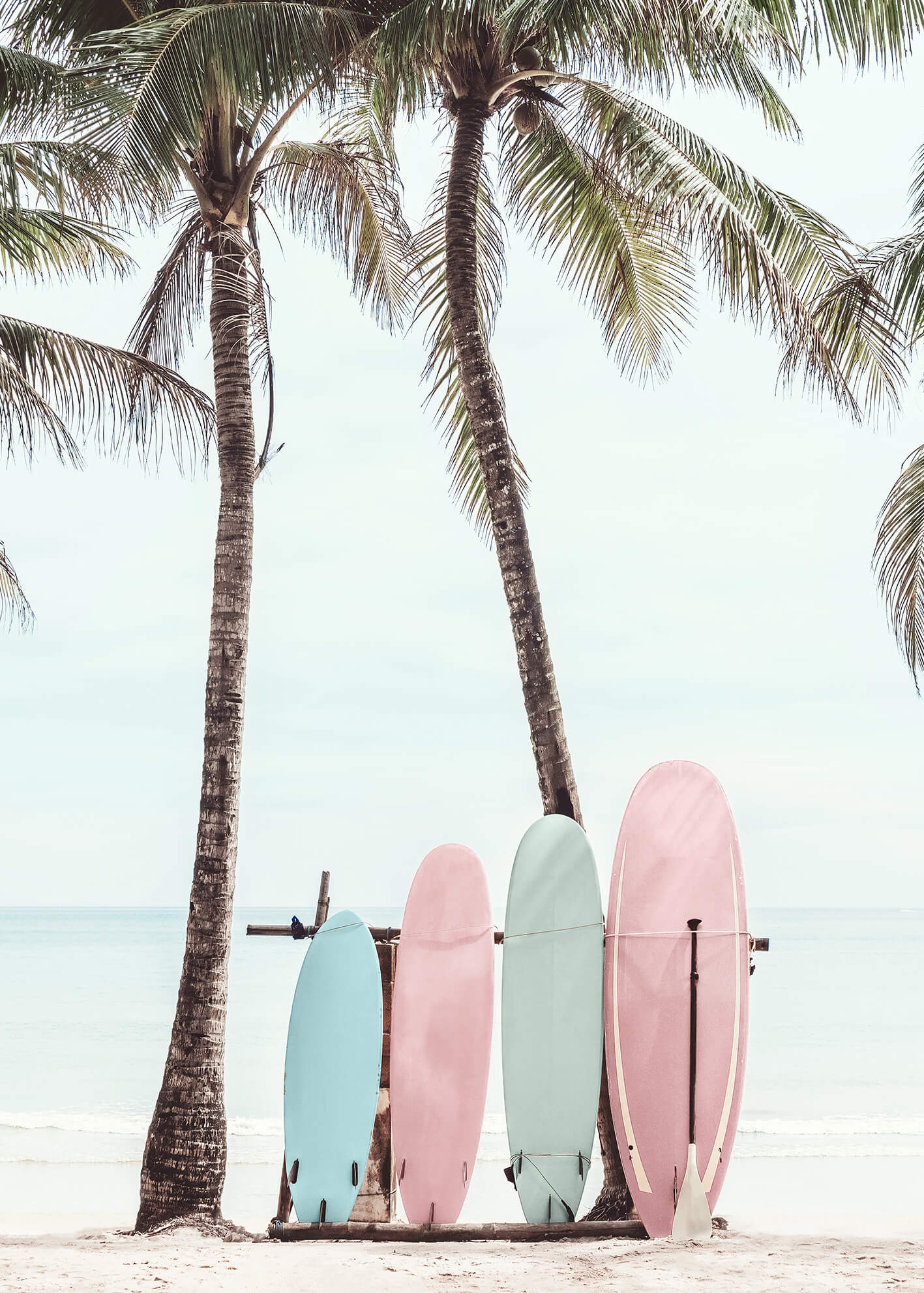 Canvastavla - Surfboards aesthetic