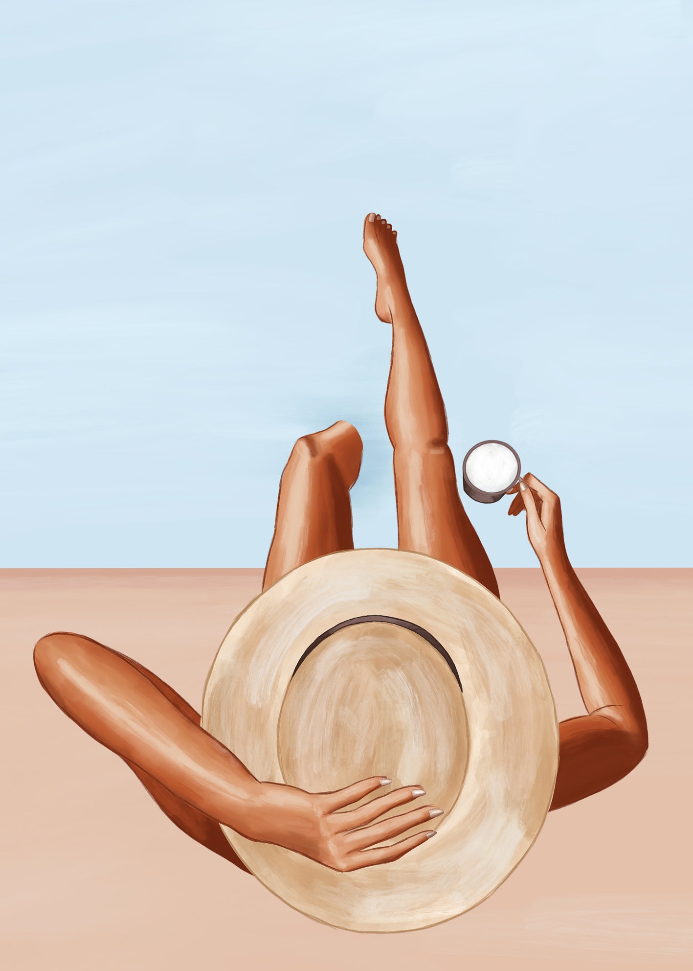Canvastavla - Sandy Bliss