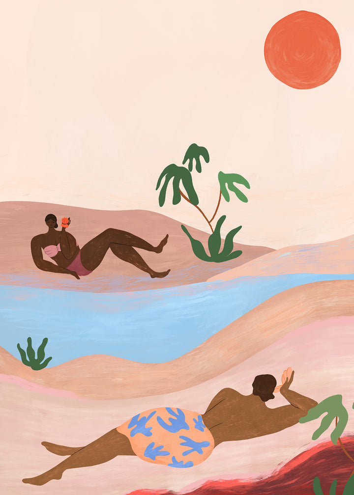 Canvastavla - Sunset Relaxation