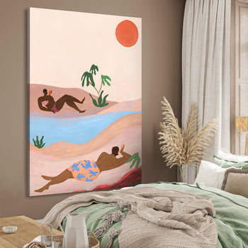 Canvastavla - Sunset Relaxation