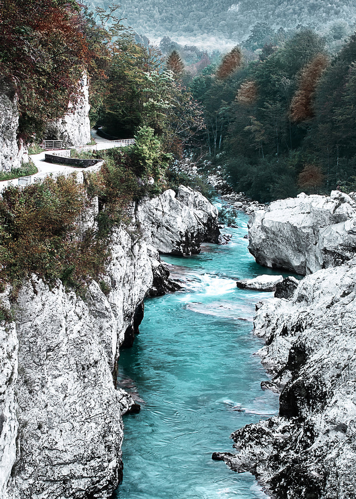 Canvastavla - River and Mountains