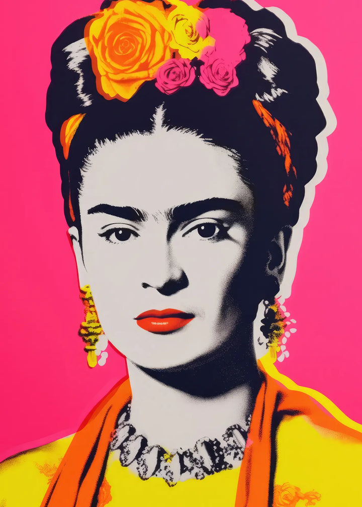 Canvastavla - Neon Frida