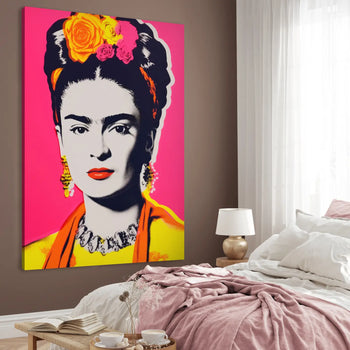 Canvastavla - Neon Frida