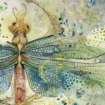 Canvastavla - Mosaic Wings