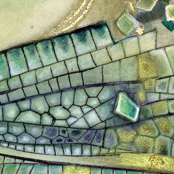 Canvastavla - Mosaic Wings