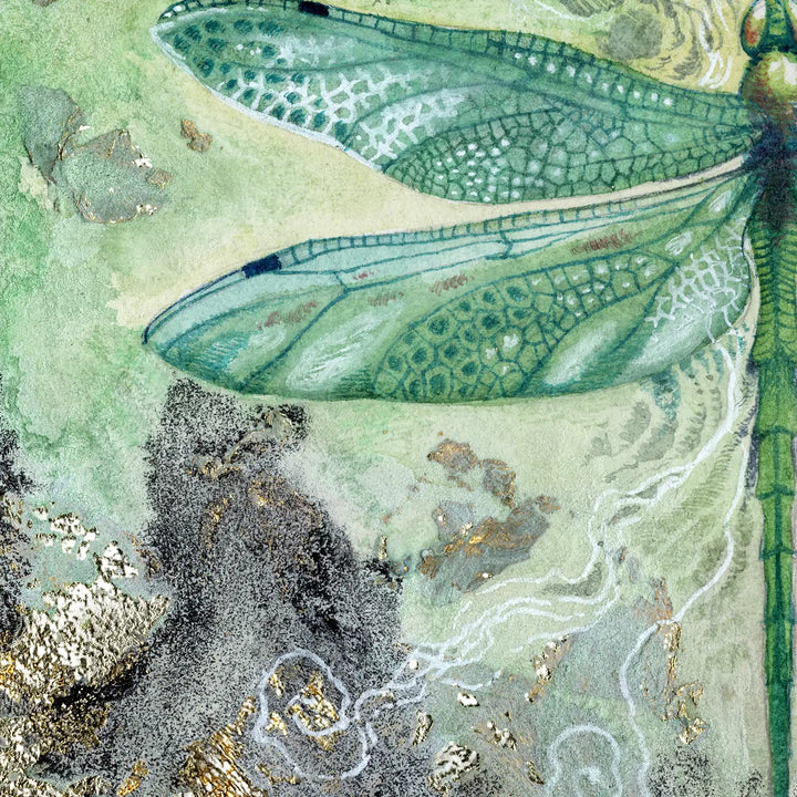 Canvastavla - Emerald Serenity