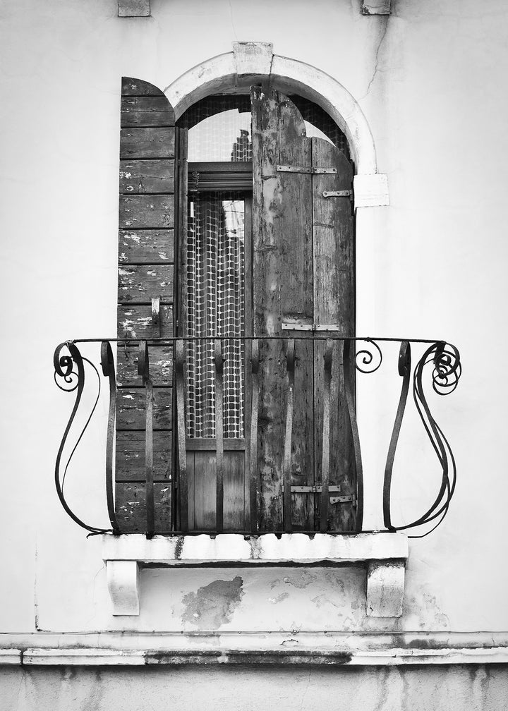 Ljuddämpande tavla - Balcony Venice