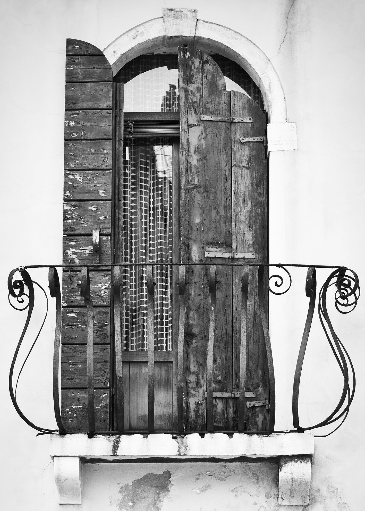 Ljuddämpande tavla - Balcony Venice