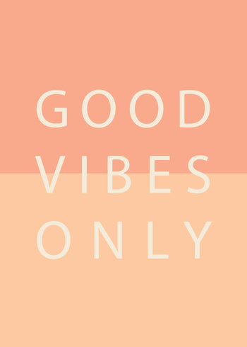Canvastavla - Good Vibes Only