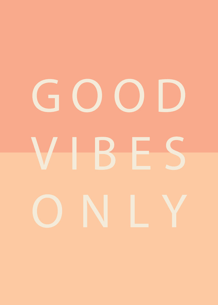 Canvastavla - Good Vibes Only