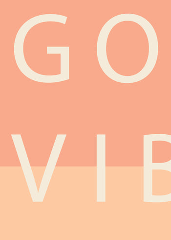 Canvastavla - Good Vibes Only