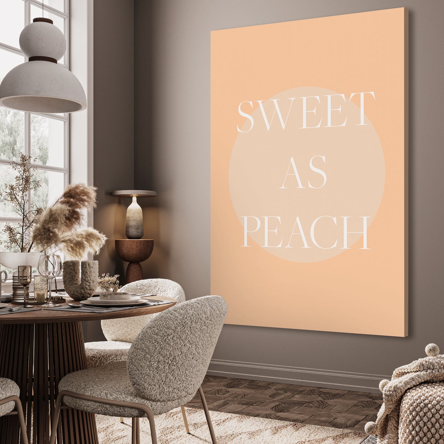 Canvastavla - Sweet As Peach