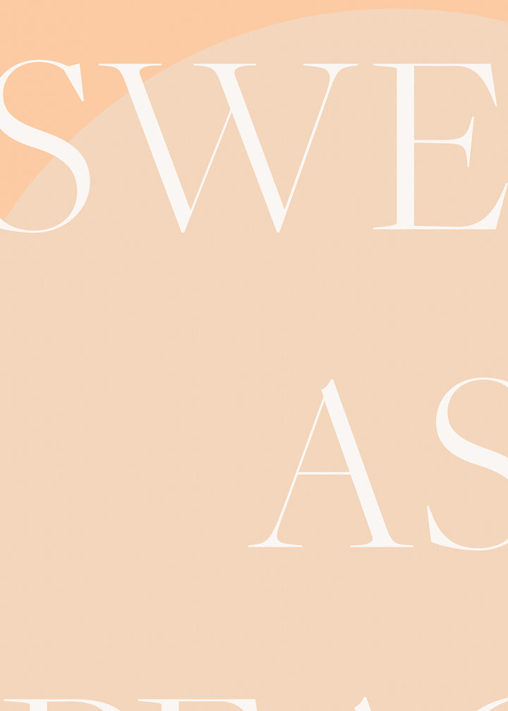 Canvastavla - Sweet As Peach